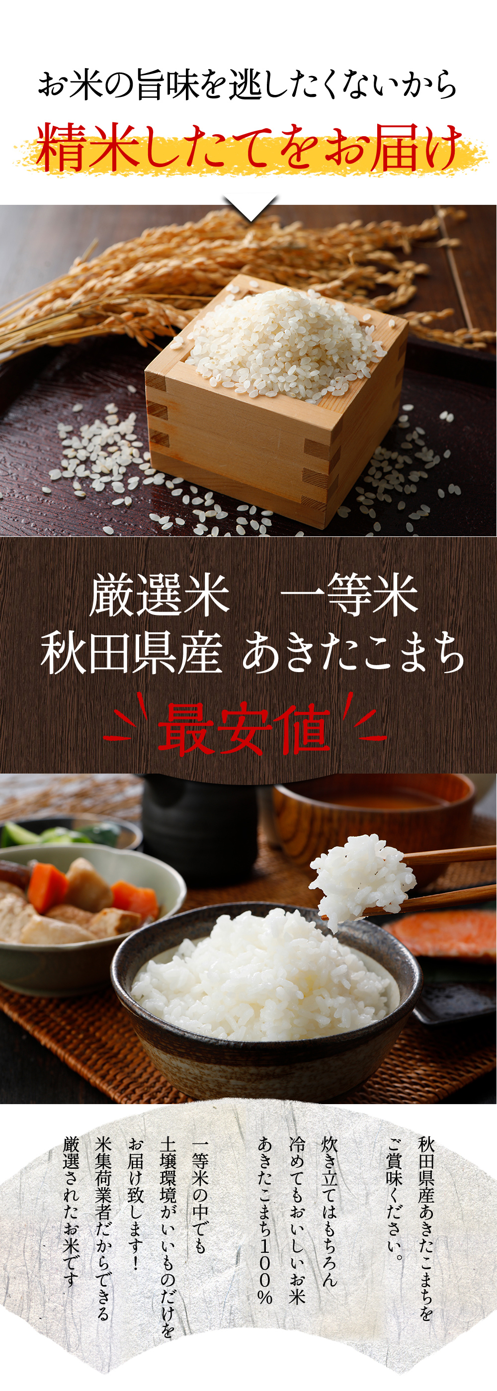 精米20kg】秋田県産 あきたこまち20kg 5kg×4袋 令和4年産 一等米 厳選